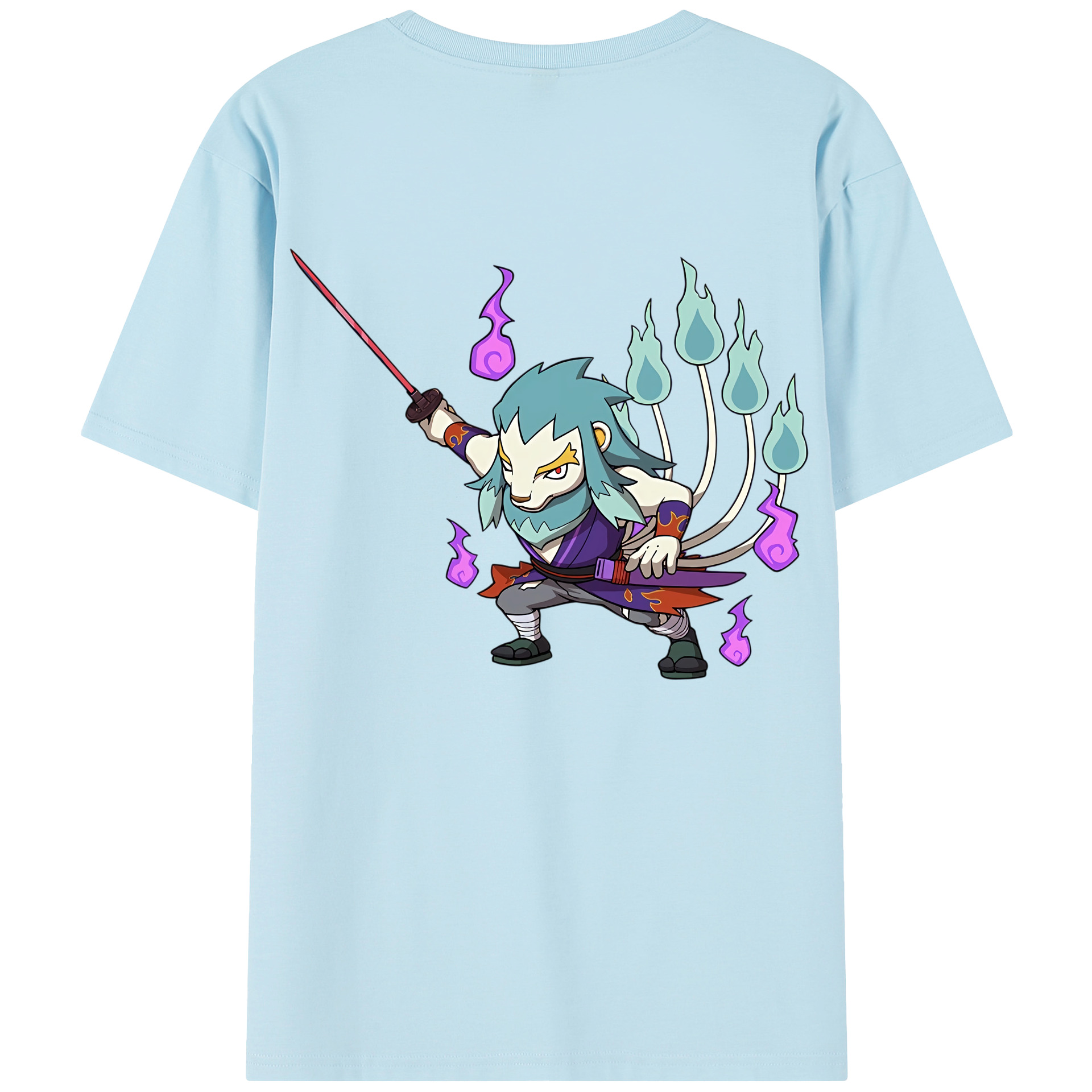 （画像用） 妖怪ウォッチ Yo-kai Watch 綿100％半袖Tシャツ（背面プリント）